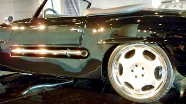 400bhp Mercedes 190SL CMH side exhaust