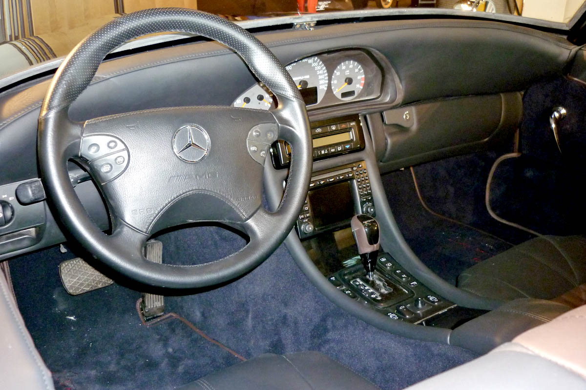 400bhp Mercedes 190SL CMH leather interior