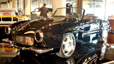 400bhp Mercedes 190SL CMH black front view