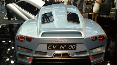 Mazzanti Evantra: new Italian supercar rear door open