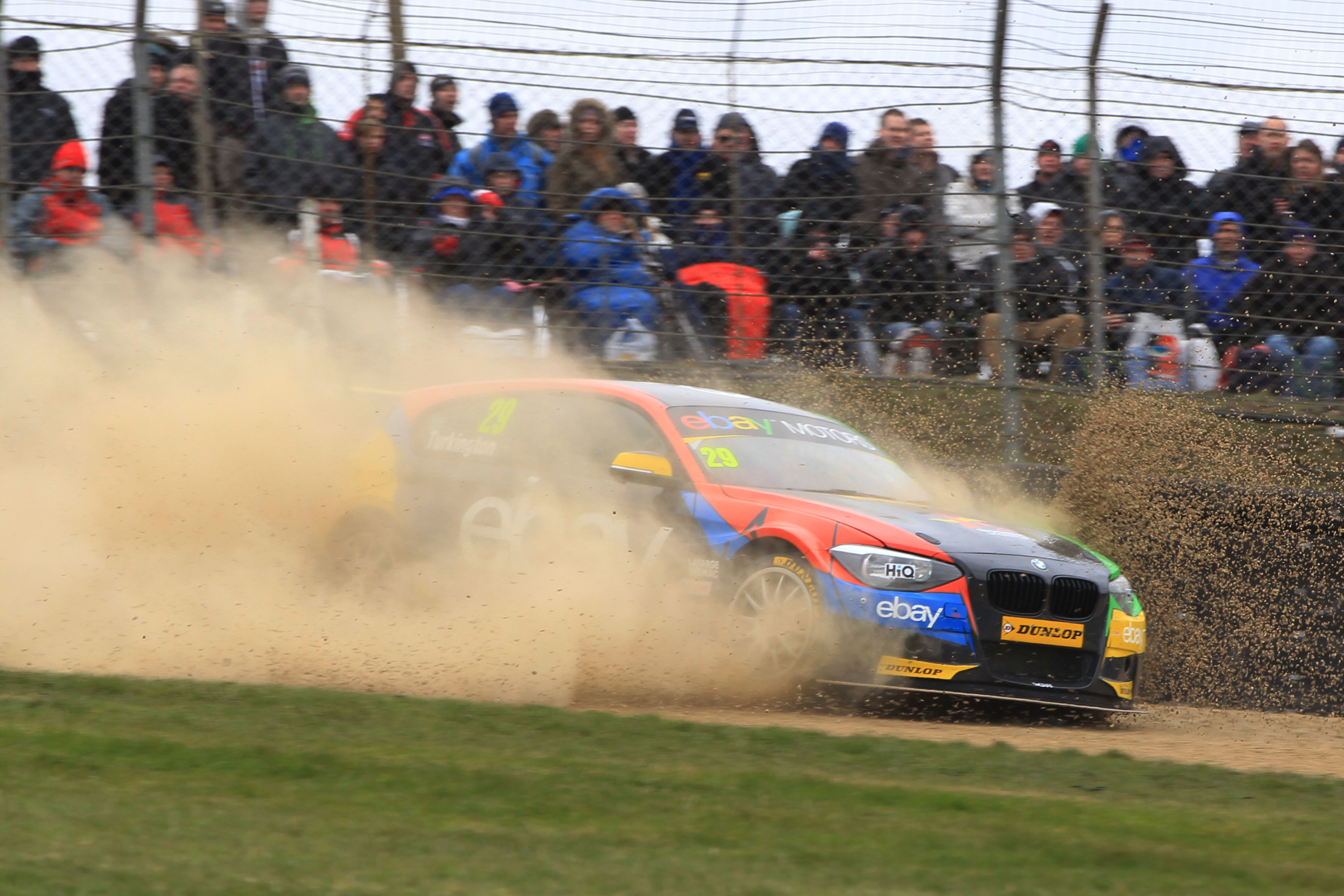 British Touring Cars Colin Turkington crash