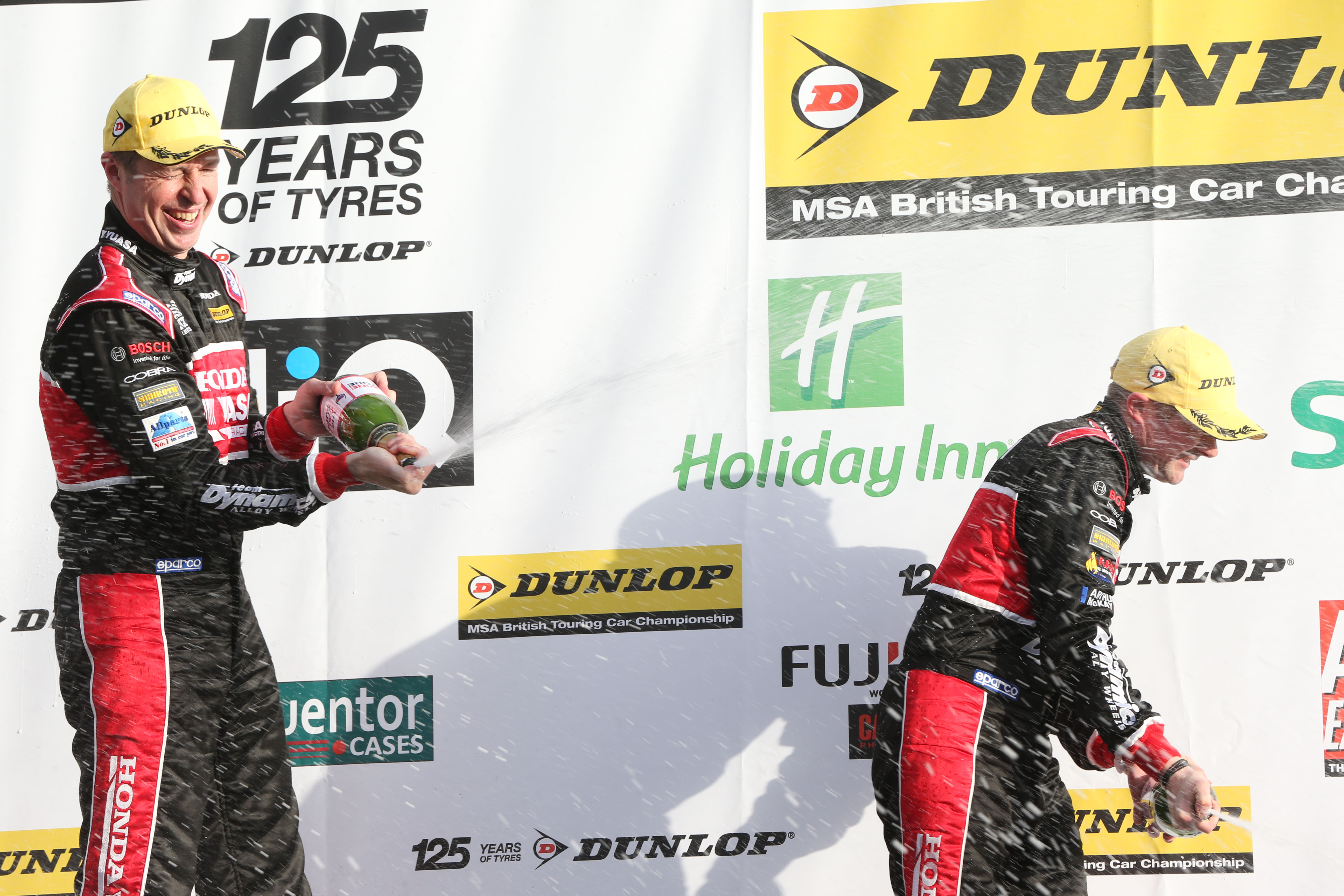 British Touring Cars Honda podium