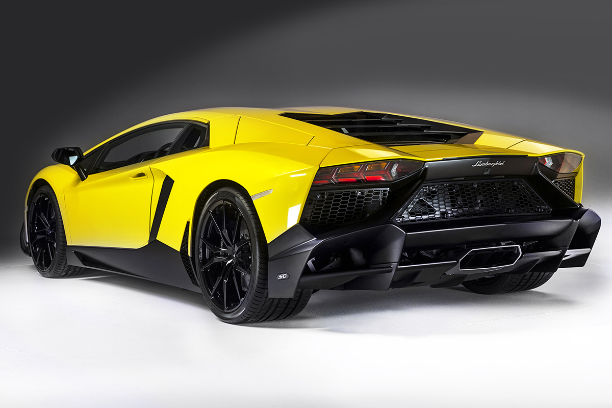 Lamborghini Aventador LP720-4 50 Anniversario rear view