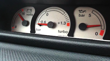 Ford Escort Cosworth gauges