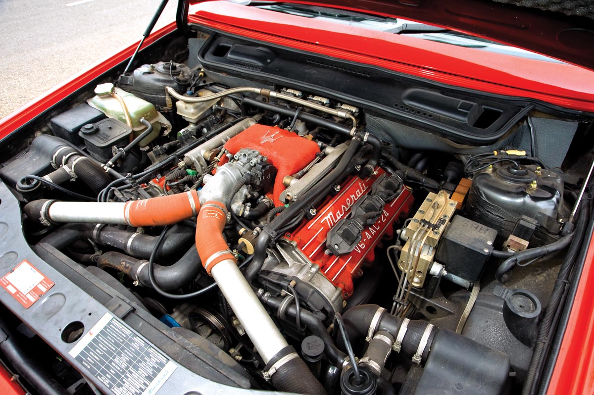 Maserati Ghibli engine bay