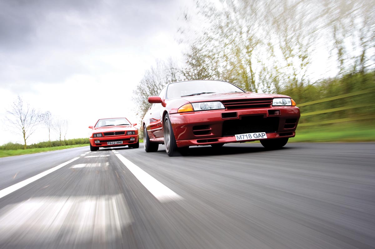 Nissan Skyline GT-R and Maserati Ghibli Cup