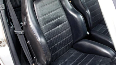 Porsche 930 turbo black leather interior