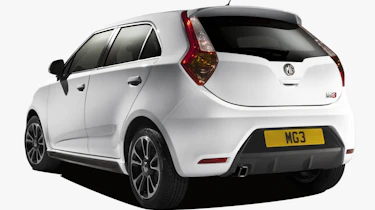 MG3 supermini rear view spoiler diffuser