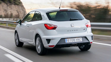 2013 SEAT Ibiza Cupra 1.4 TSI white rear
