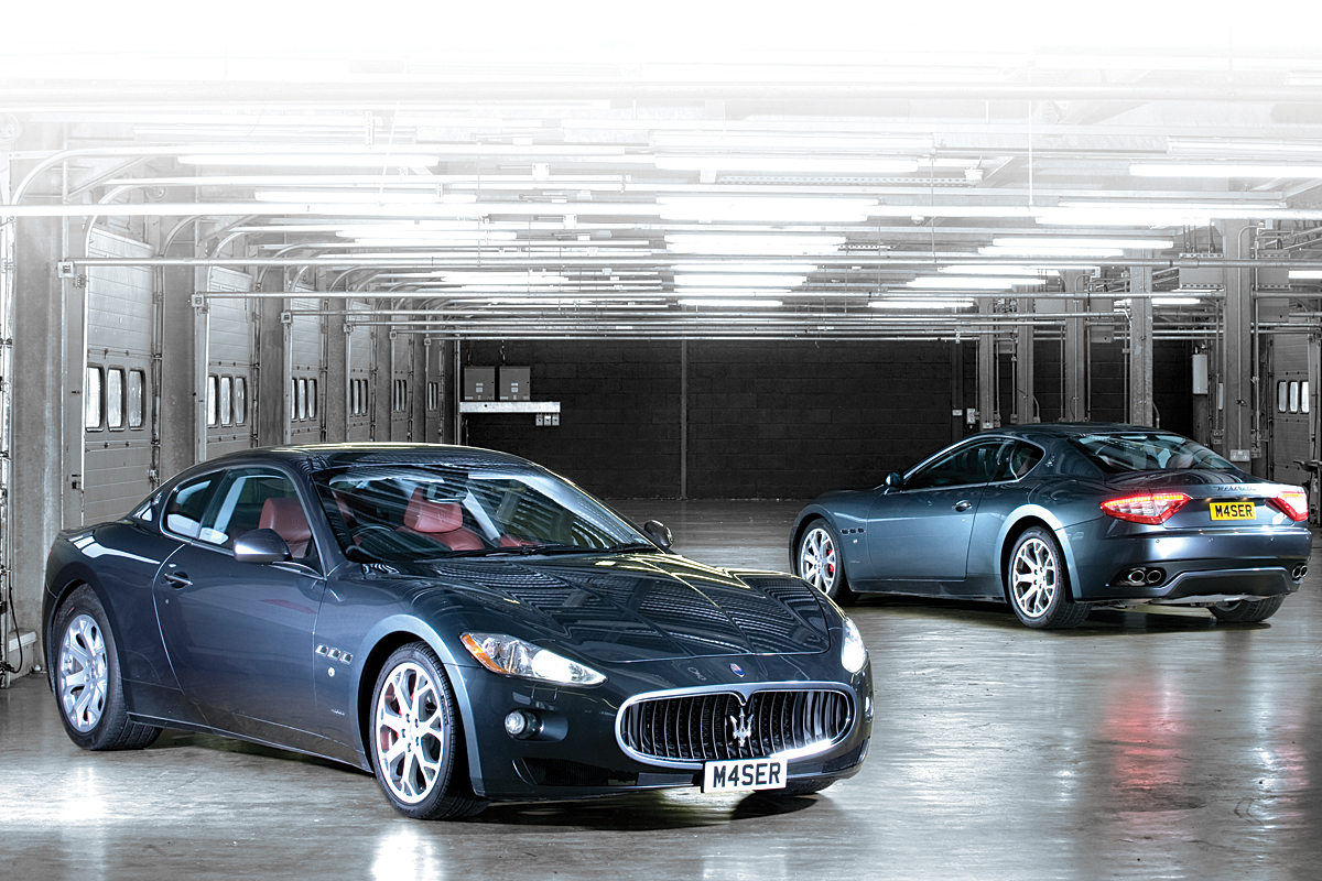 Maserati GranTurismo front and rear