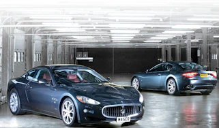 Maserati GranTurismo front and rear