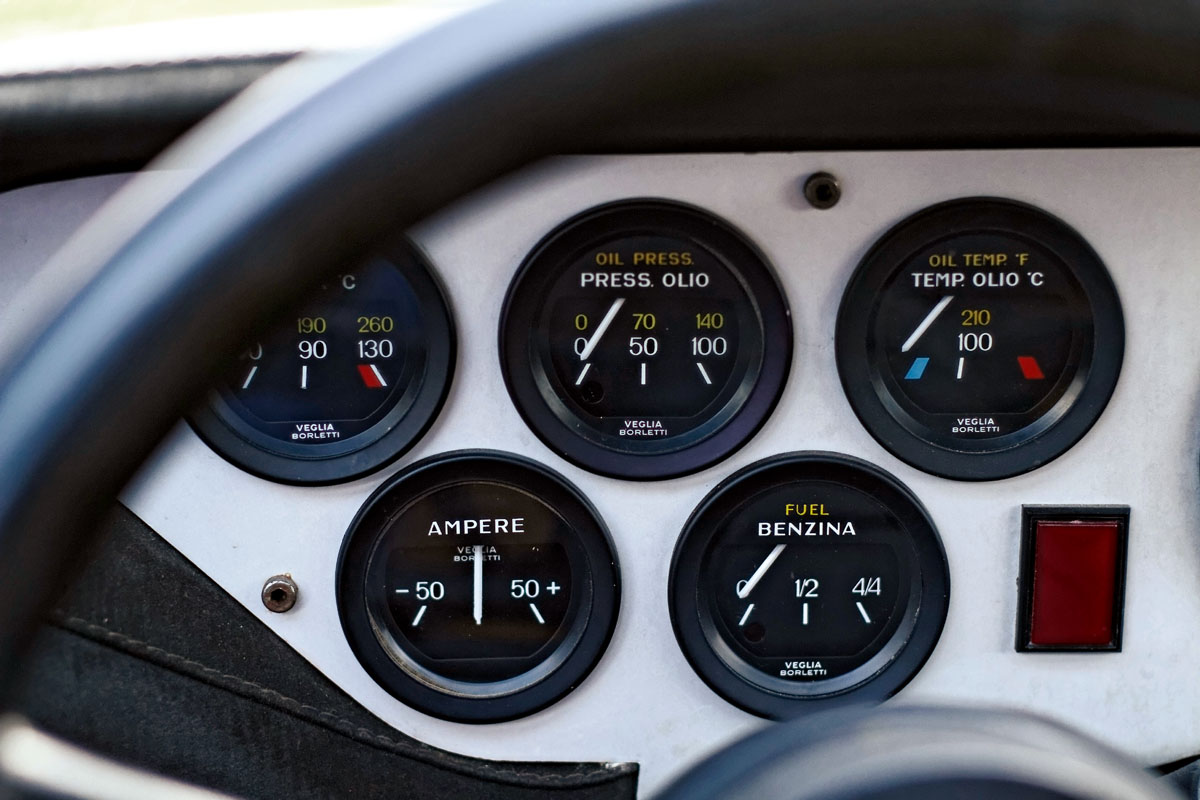 Lancia Stratos gauges