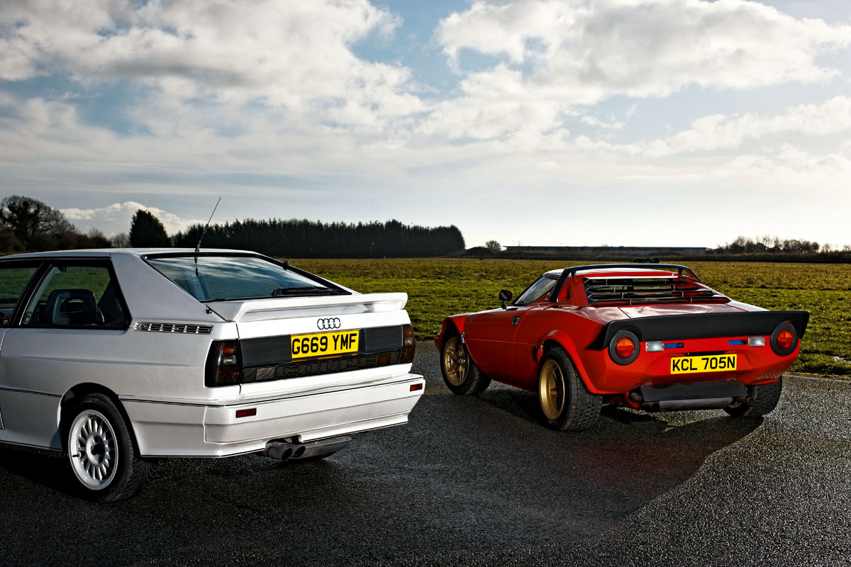 Audi Quattro vs Lancia Stratos rear