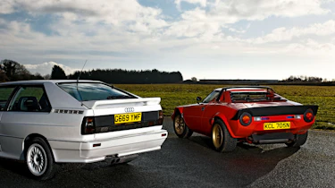 Audi Quattro vs Lancia Stratos rear