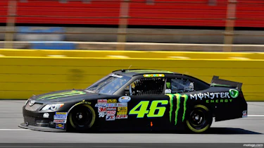 Valentino Rossi tries Kyle Busch NASCAR