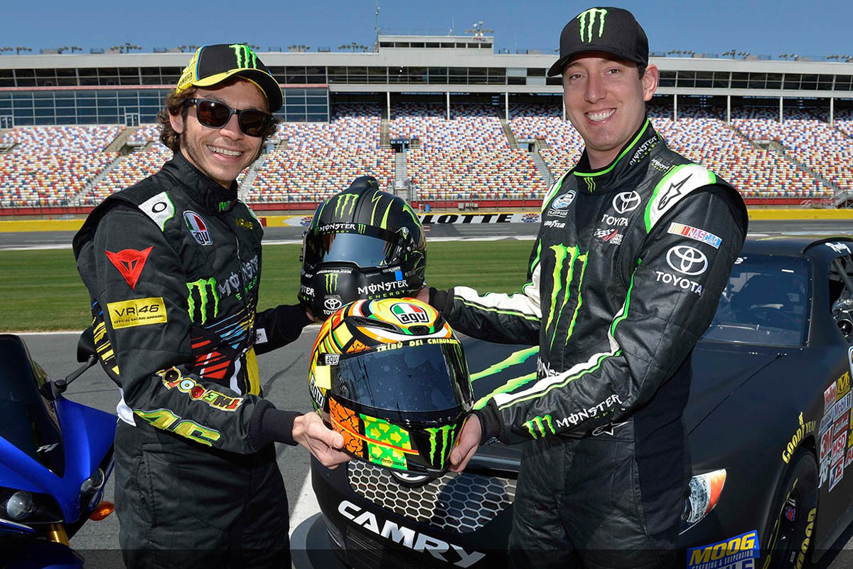 Valentino Rossi tries NASCAR