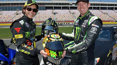Valentino Rossi tries NASCAR