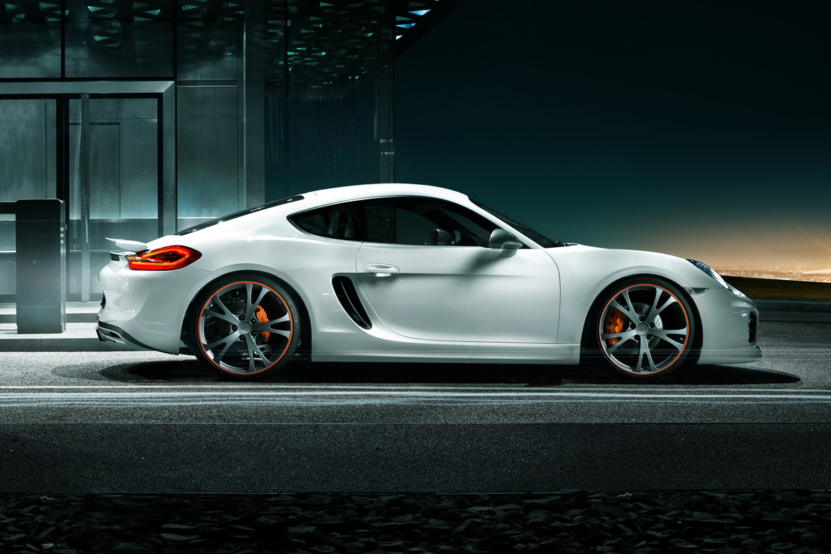 Techart tunes mk2 Porsche Cayman side profile