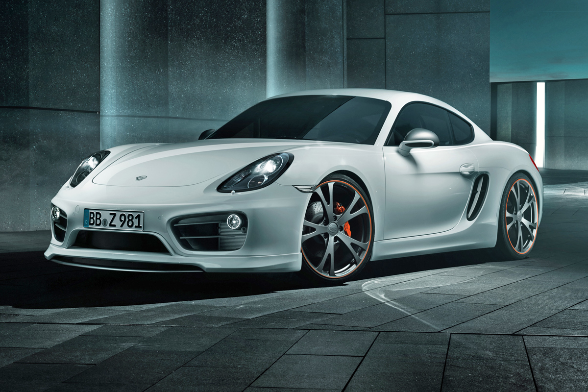 Techart tunes mk2 Porsche Cayman white front