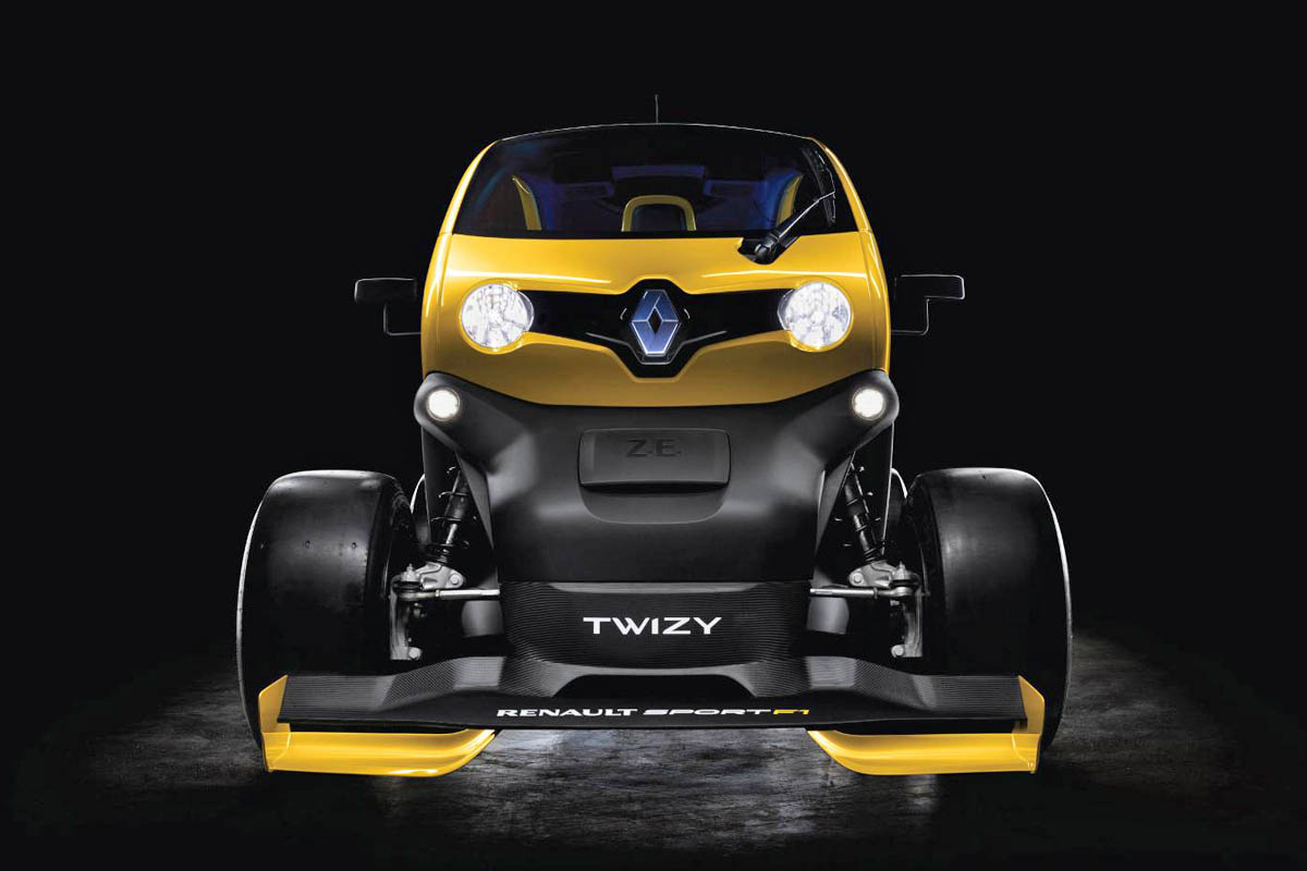 Renault Twizy F1 concept front splitter spoiler