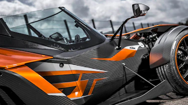 2013 KTM X-Bow GT carbon tub side decals