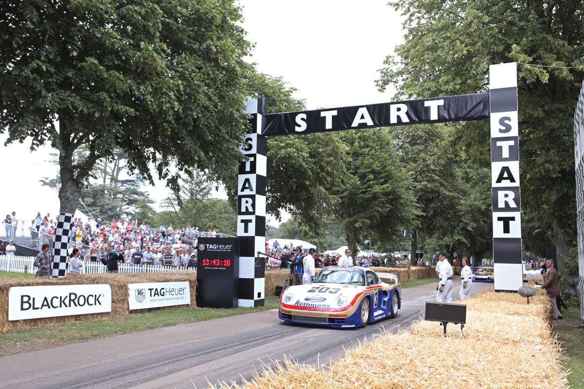 Porsche 961 at the Goodwood Festival of Speed hillclimb