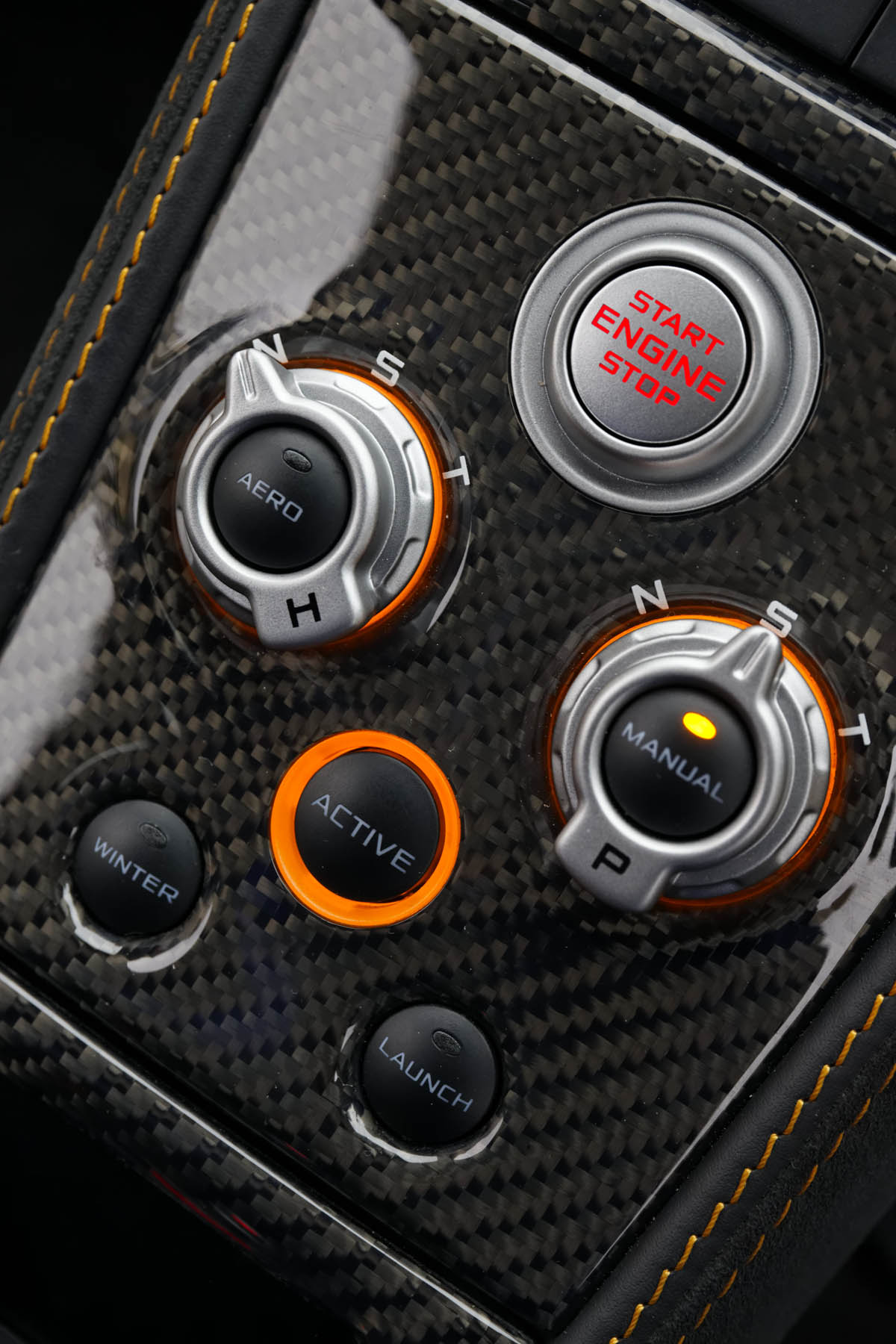 McLaren MP4-12C active dynamics Sport Track mode