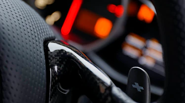 McLaren MP4-12C rev counter paddle shift steering wheel