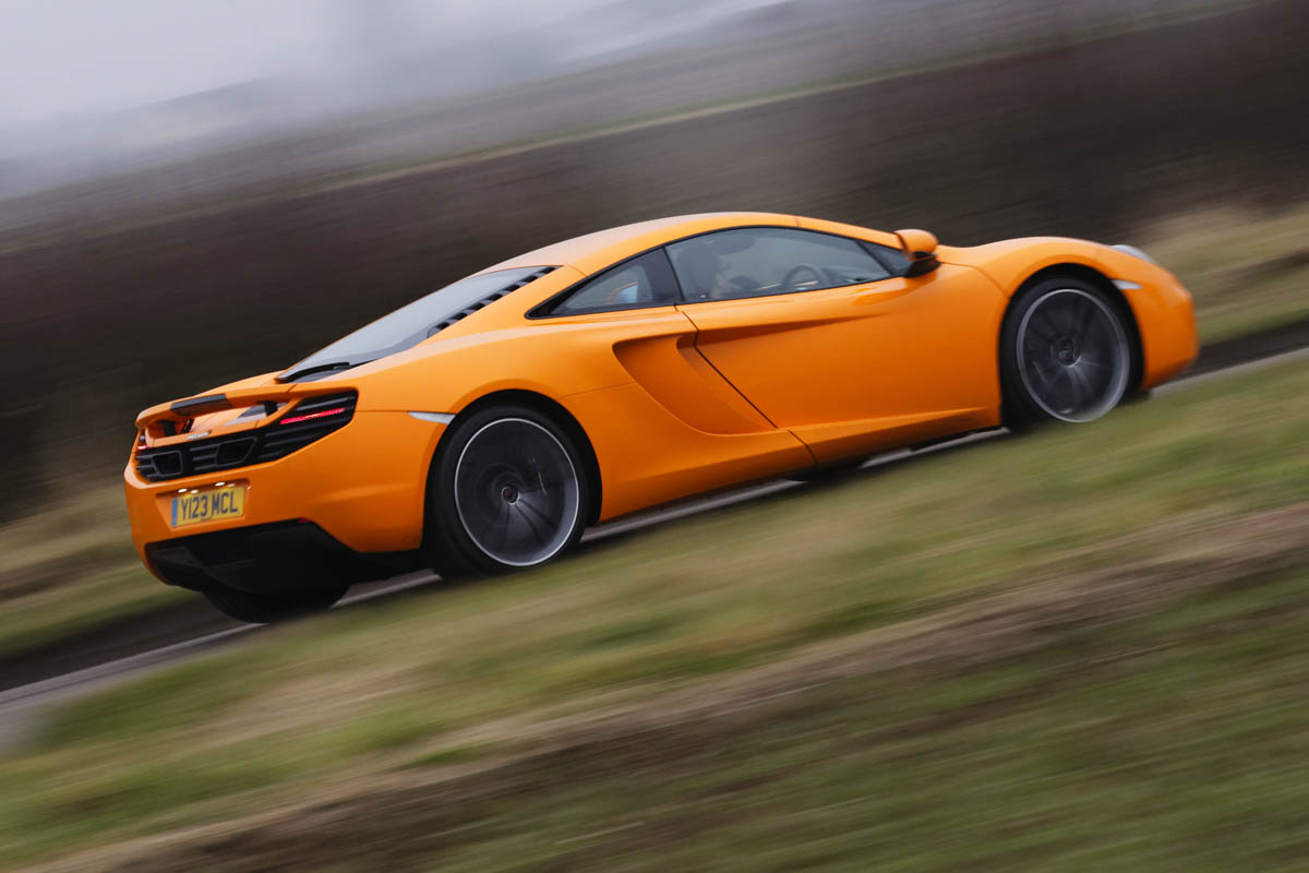 McLaren MP4-12C orange side profile