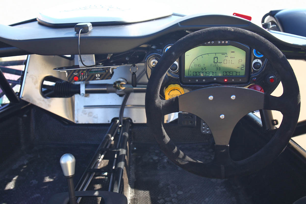 2013 Ariel Atom Cup steering wheel driver's seat