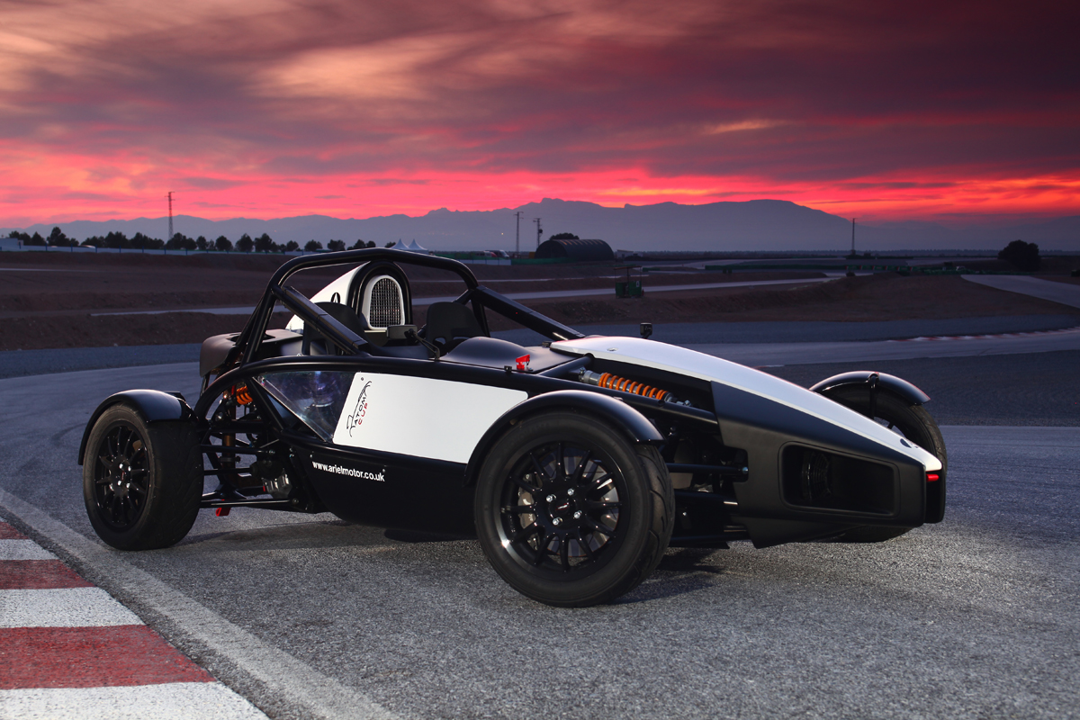 2013 Ariel Atom Cup sunset