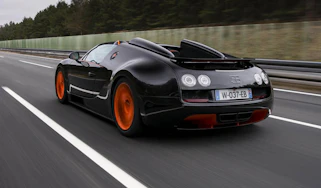 Bugatti Veyron Vitesse record video