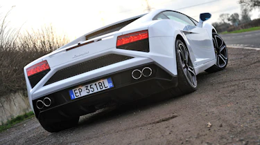 2013 Lamborghini Gallardo LP560-4 white rear bumper