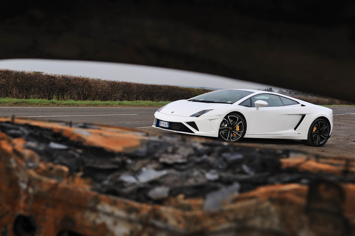 2013 Lamborghini Gallardo LP560-4 white front
