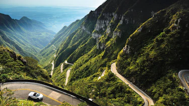Audi R8 V10 Spider on the road