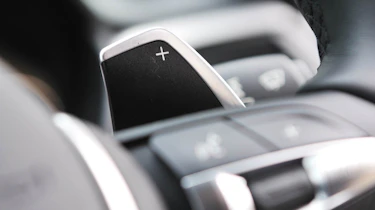 2013 BMW 330d M Sport gearshift paddle