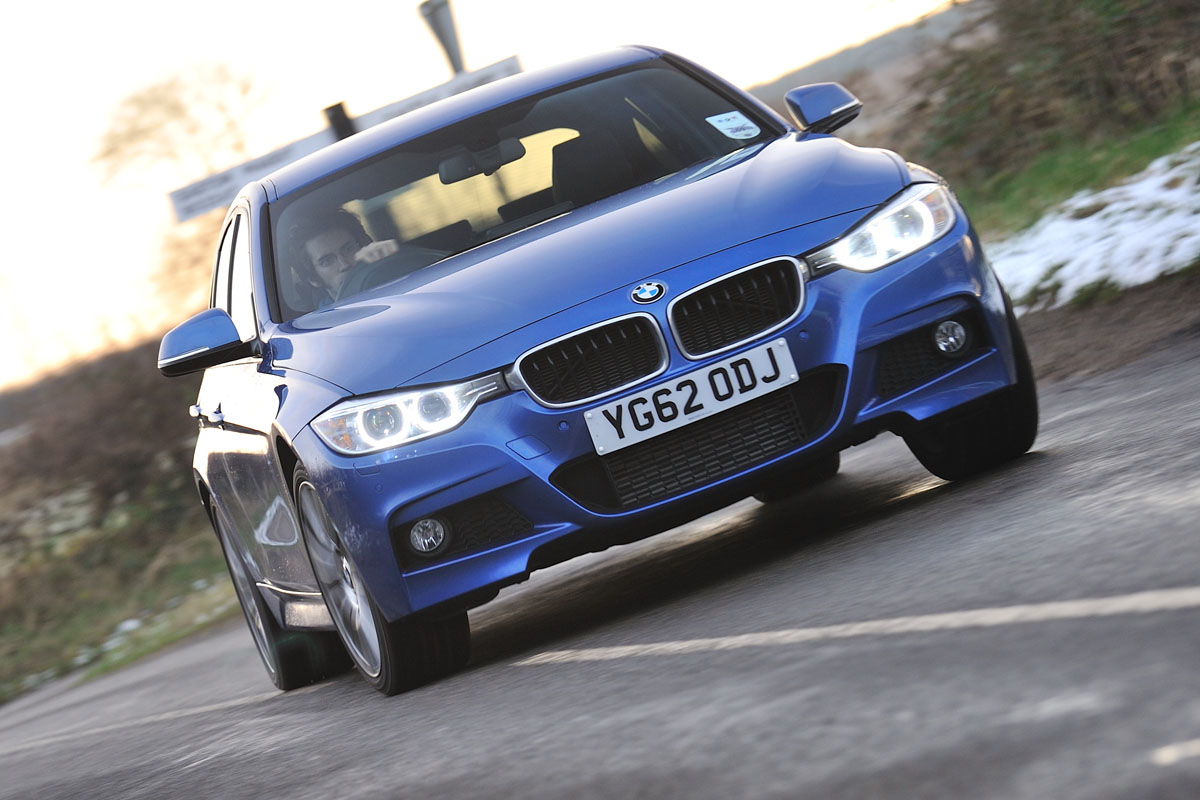 2013 BMW 330d M Sport slide skid drift sideways