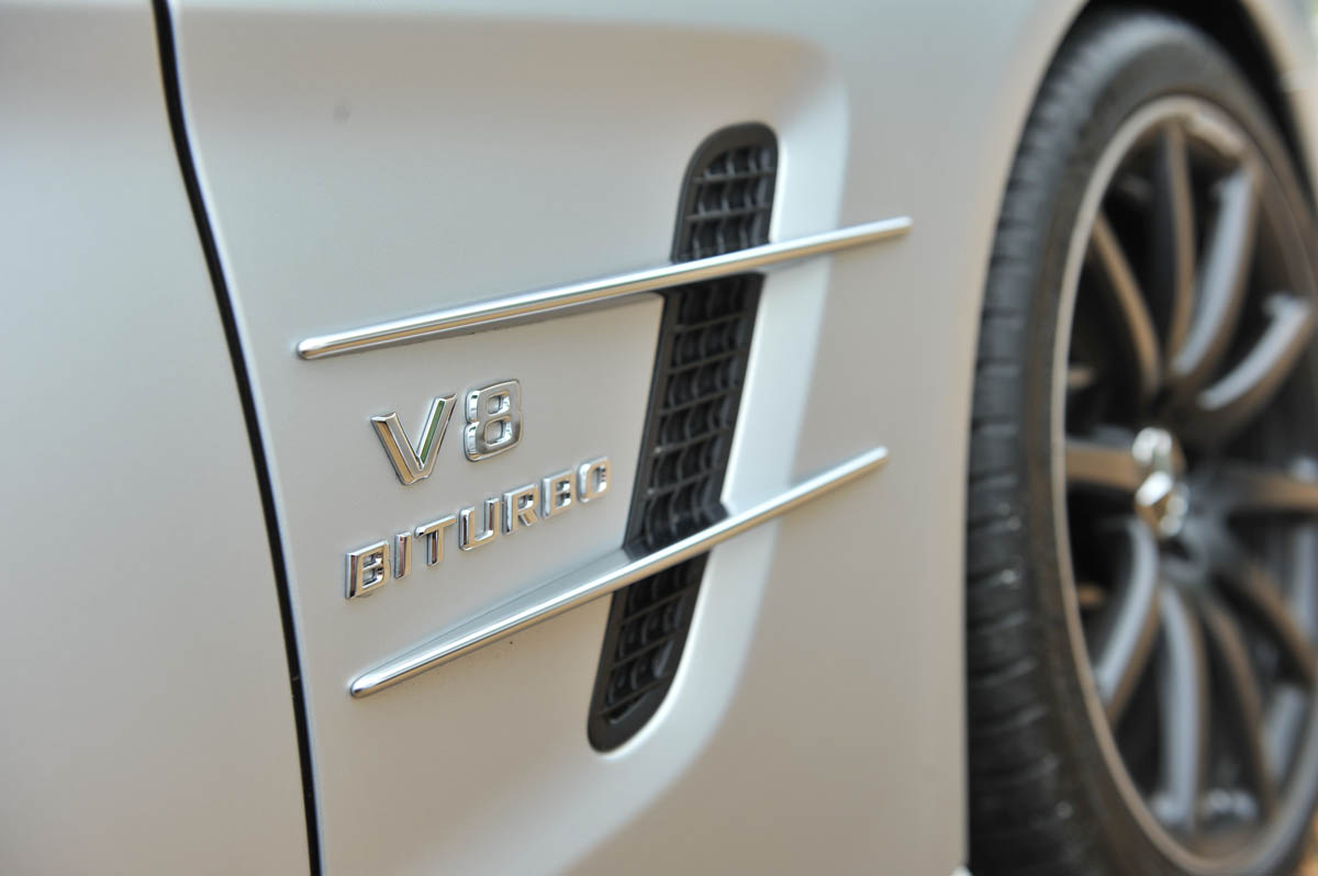 2013 Mercedes SL63 AMG V8 Biturbo badge