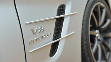 2013 Mercedes SL63 AMG V8 Biturbo badge