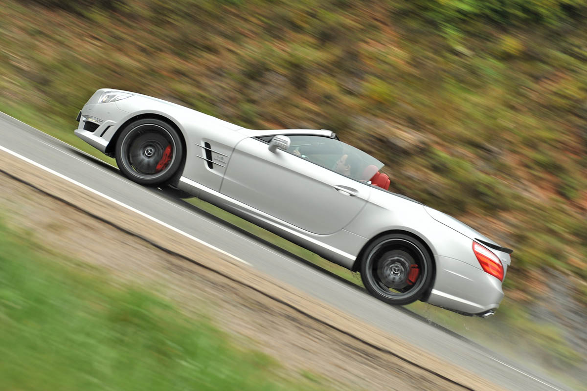 2013 Mercedes SL63 AMG side profile