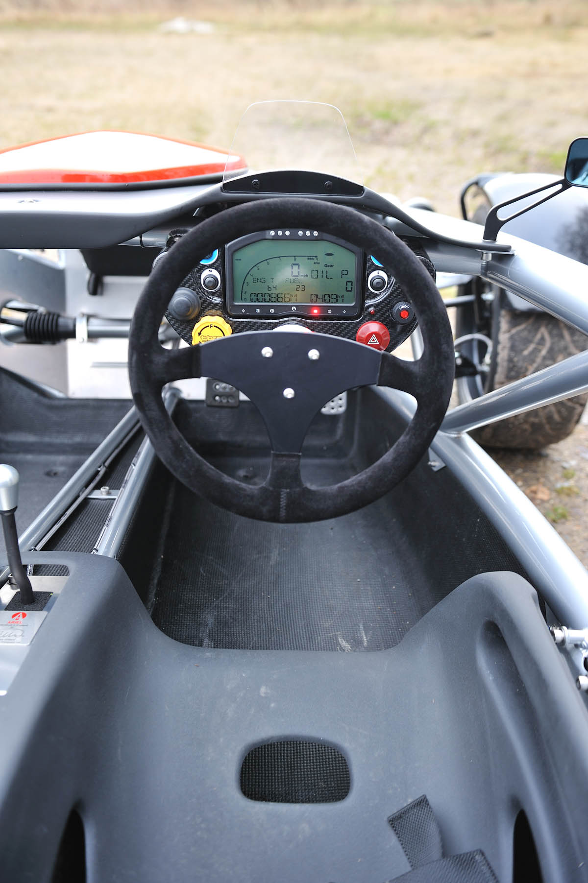 2013 Ariel Atom 3.5 interior steering wheel digital dashboard