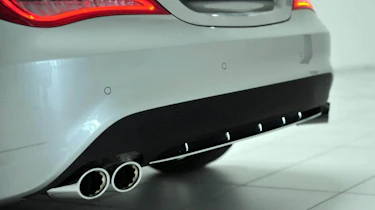 Brabus Mercedes CLA exhaust pipes