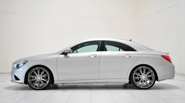 Brabus Mercedes CLA silver side profile