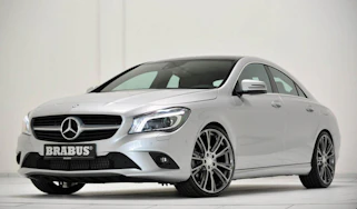 Brabus Mercedes CLA silver front