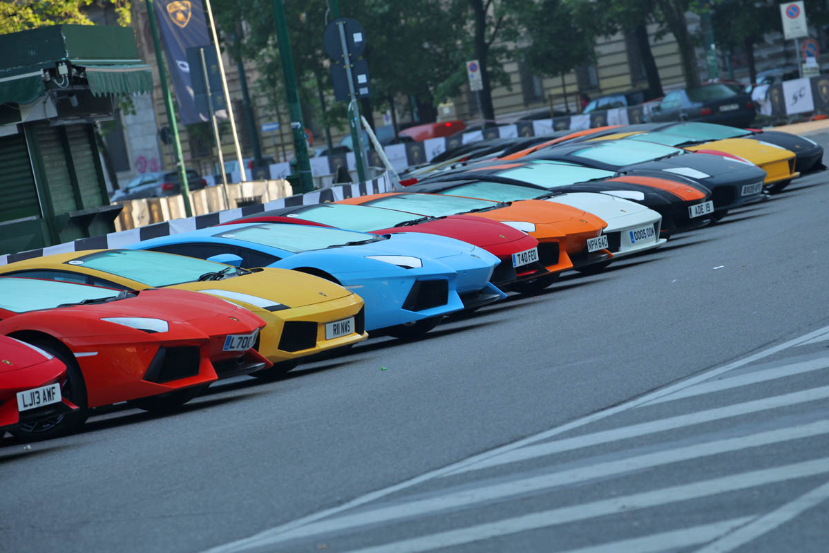 Lamborghini 50th road trip