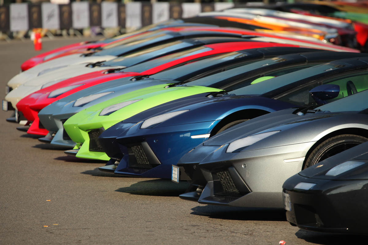 Lamborghini 50th road trip