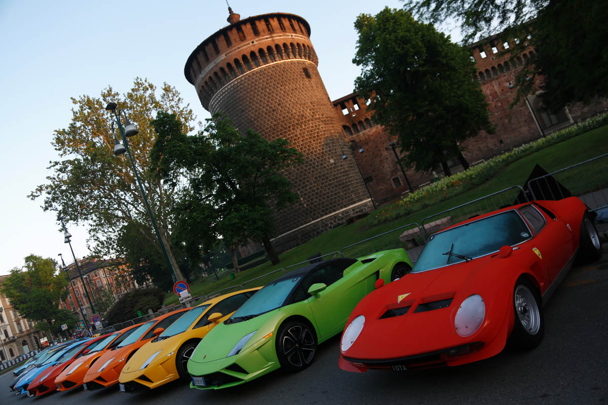 Lamborghini 50th road trip