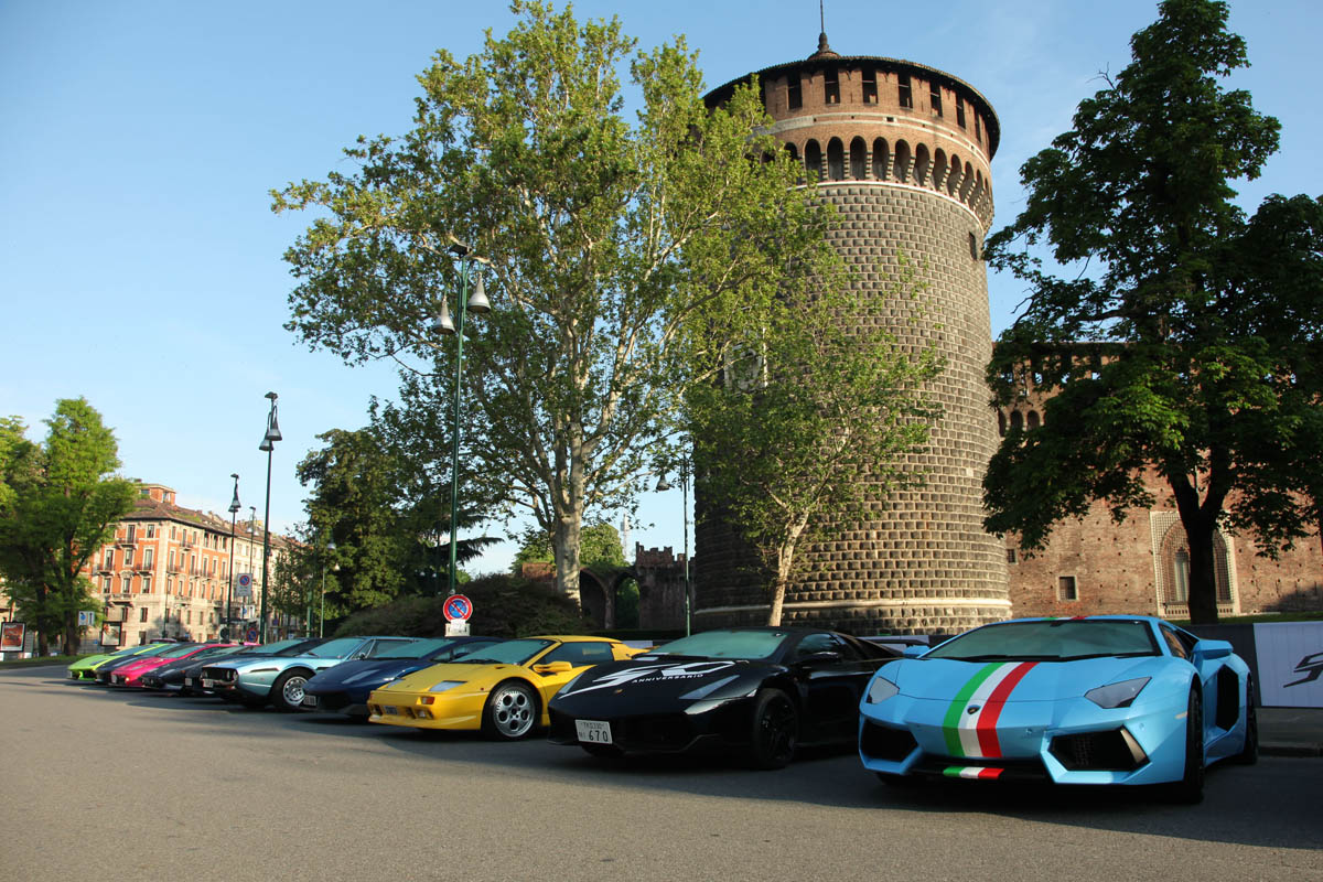Lamborghini 50th road trip
