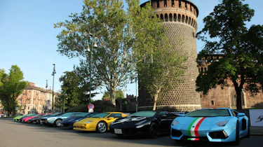 Lamborghini 50th road trip