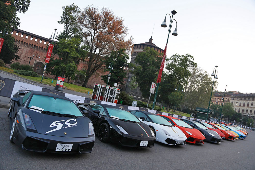 Lamborghini 50th road trip